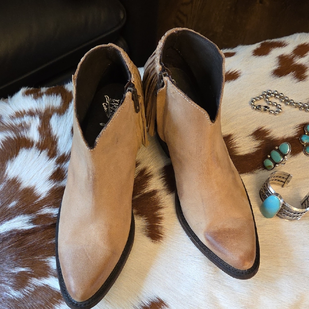 Old Gringo Light Brown Ankle Boots